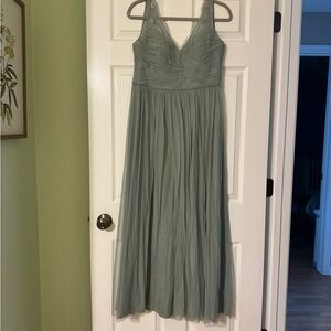BHLDN Sage Green Maxi Dress